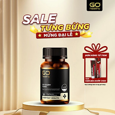 GO CELERY 16,000 30 VIÊN - Viên gout nhập khẩu chính hãng GO Healthy New Zealand