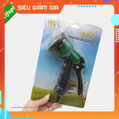 Vòi xịt nước tưới cây rửa xe 8 chế độ 206815