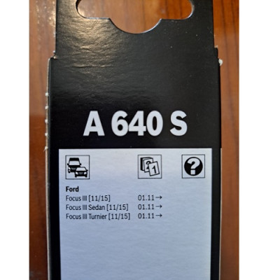 Gạt Mưa Cao Cấp BOSCH AeroTwin Euro Set A640S (Kích thước 29/ 72.5cm + 29/ 72.5cm) Cho xe Ford Focus đời 2013 - sau