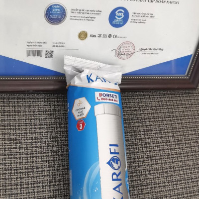 Combo lõi lọc nước Karofi 1, 2, 3 dành cho nước Cứng - Hàng Chính Hãng