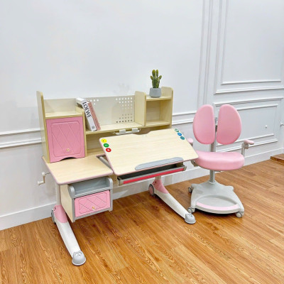 Bàn học sinh thông minh đa năng, nâng hạ tay quay, điều chỉnh góc nghiêng, chống lóa Juno sofa CTA09 ngang 120cm