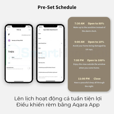 [Quốc Tế] Bộ điều khiển rèm tự động Aqara Roller Shade Driver E1 Zigbee - Hàng Chính Hãng
