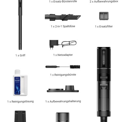 Máy Hút Bụi Lau Sàn Dreame M12 Tự Động Vệ Sinh Lực Hút 14.000 Pa Thời Gian Làm Việc 40 Phút, Diện Tích Hoạt Động 150m2 Công Suất 300 W - Hàng Chính Hãng