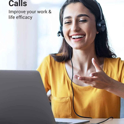 Ugreen UG80897CM397TK 15CM Cáp chuyển đổi USB-A sang USB-C audio + 3.5mm audio Màu Đen - HÀNG CHÍNH HÃNG