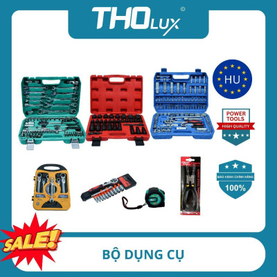 Bộ dụng cụ 121 chi tiết (1/2, 1/4, 3/8 inch) BDC-226 Tholux