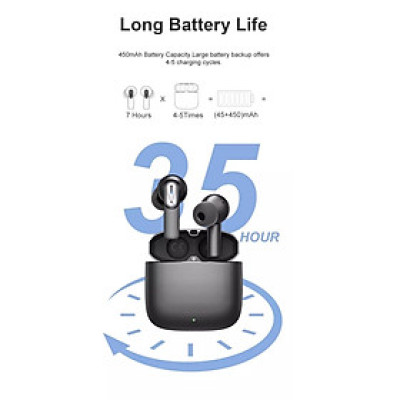 Tai Nghe Bluetooth Wiwu Shadow True Wireless Stereo HY-3040 Khử Tiếng Ồn, Hỗ Trợ Giọng Nói - Hàng Chính Hãng