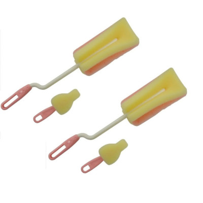 Combo 02 Dụng cụ cọ rửa bình sữa có đầu mút mềm Kokubo - Nội địa Nhật Bản
