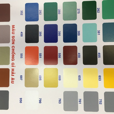 Sơn epoxy Hải Âu màu xám đậm EP750 1L/Bộ