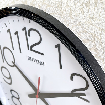 Đồng hồ Rhythm CMG495NR02 Kt 36.0 x 4.4cm, 855g Vỏ nhựa. dùng PIN