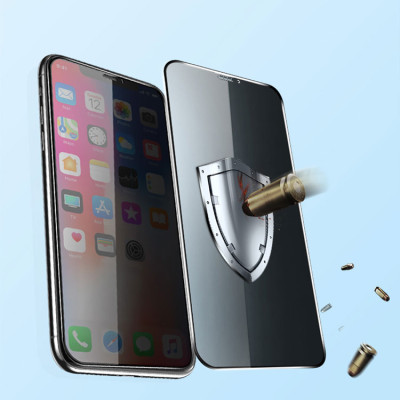 Kính cường lực dành cho iPhone Xs/X Full 3D MIPOW KING BULL chống nhìn trộm - Hàng chính hãng