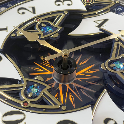 Đồng hồ treo tường Nhật Bản Rhythm Magic Motion 4MH450WU06 – Kt 40.5 x 47.0 x 10.5cm. Dùng Pin.