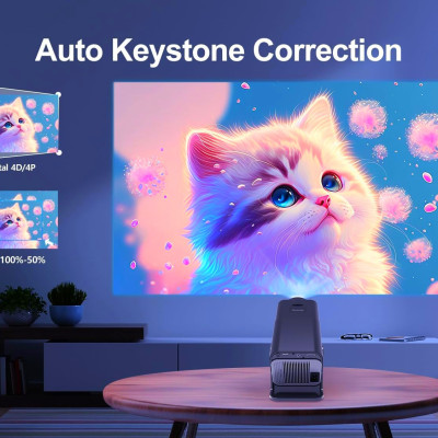 Máy Chiếu WiFi Android Di Động P30M 4K Wifi 6 Bluetooth 5.0 Kết Nối Điện Thoại Máy Tính Xem Trực Tiếp Bóng Đá Youtube