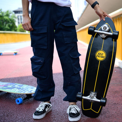 Ván Trượt Thi Đấu Mặt Nhám S7 Trục Lò Xo Xoắn Kép, Xoay 110 Độ, Bánh Xe Cao Su Phát Sáng Chịu Lực 120kg Chính Hãng Đại Nam Sport