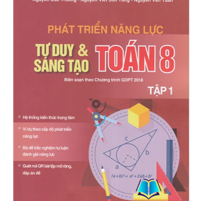 Sách - Combo Phát triển năng lực tư duy và sáng tạo Toán 8 tập 1 + 2 (Biên soạn theo chương trình GDPT 2018)