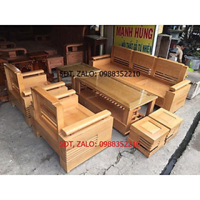 Bộ bàn ghế gỗ sồi tay chứng mặt liền, bộ bàn ghế phòng khách,bộ bàn ghế đối gỗ hàng chuẩn cho mọi gia đình