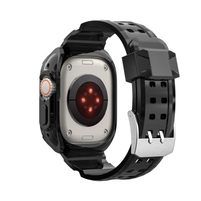 Ốp Case tích hợp dây đeo Simple bảo vệ cho Apple Watch Ultra / Apple Watch Ultra 2 Size 49mm - Hàng Chính Hãng