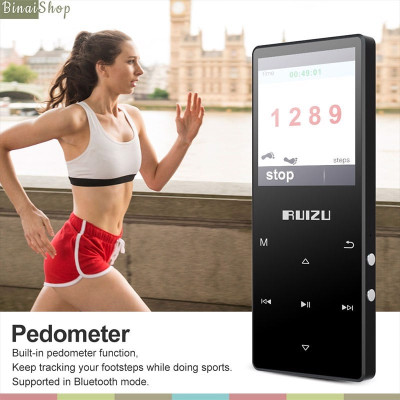 Máy Nghe Nhạc MP3 Bluetooth Ruizu D51 Bộ Nhớ Trong 8GB Cao Cấp - Hàng Chính Hãng