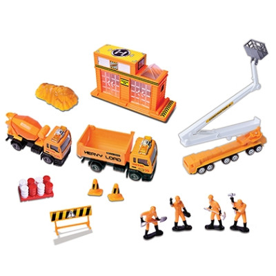 Đồ Chơi Mô Hình Công Trình Diecast 70362 (21 Chi Tiết) - PLAYMIND 70362