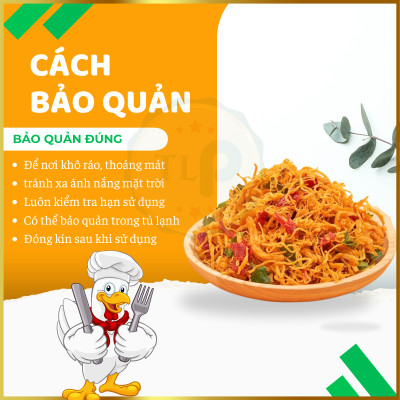 KHÔ GÀ LÁ CHANH COMBO 1KG - MỖI BỊCH 500G