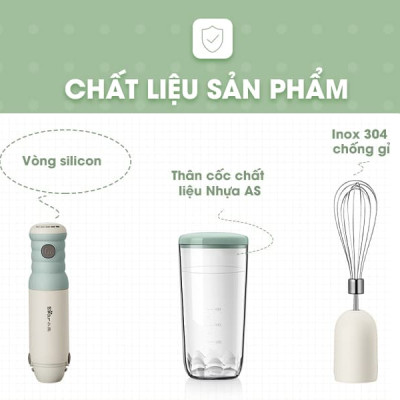 Bộ máy xay cầm tay đa năng Model: JBQ-B50E1- Hàng chính hãng