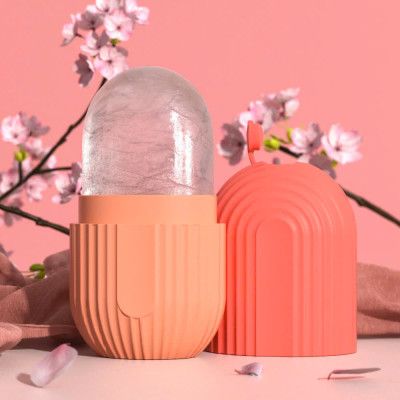 Máy Massage Mặt Làm Đẹp Da Lạnh ICE Giúp Nâng Cơ Mặt, Rửa Sạch Sâu, Tăng Cường Hấp Thụ Tinh Chất Dưỡng Da Kèm Massage Mắt Loại Quầng Thâm 