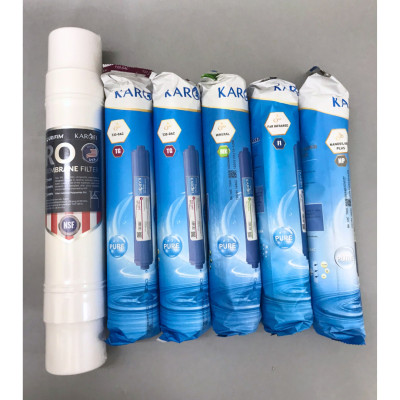 HÀNG CHÍNH HÃNG - COMBO 9 LÕI LỌC NƯỚC THAY THẾ MÁY LỌC NƯỚC N-e239 KAROFI