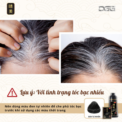 Gói Dầu Gội Phủ Bạc Thảo Dược Komi Nhật Bản [Gói 25ml - Nâu Cà Phê] 