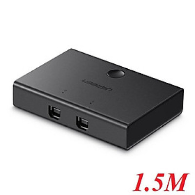 Ugreen UG3034530345TK 1.5M Bộ gộp 2 máy tính dùng 1 máy in cao cấp - HÀNG CHÍNH HÃNG