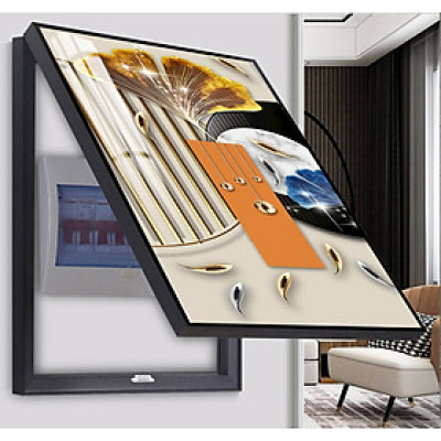 Tranh Che Ổ Điện Nhiều Mẫu Đứng Trừu Tượng Hiện Đại Phù Hợp với Phòng Khách, Nhà Hàng, Văn Phòng