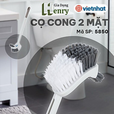 CỌ TOILET CAO CẤP, CỌ CONG 2 MẶT, CHỔI CỌ BỒN CẦU NHỰA VIỆT NHẬT - HÀNG VIỆT NAM