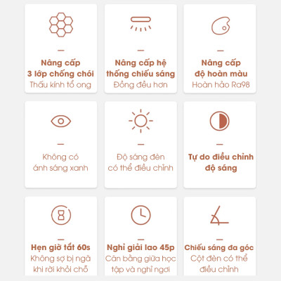 Đèn Bàn OPPLE LED Dim 3900K MIG2M 12.5W trắng - Chất Lượng Ánh Sáng Cao, Điều Chỉnh Độ Sáng Tùy Ý