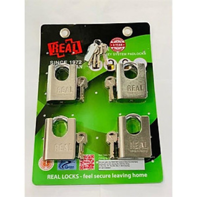 Bộ 4 khóa ổ khóa chống cắt REAL AC 65 chìa chủ Masterkey - MSOFT