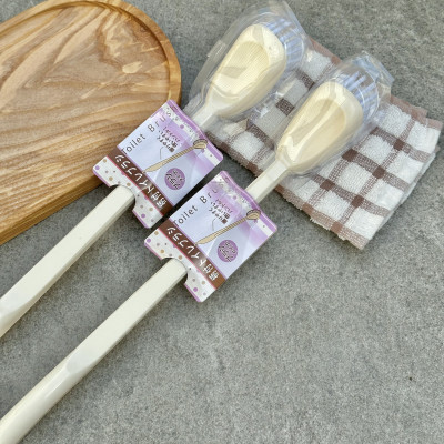 Chổi cọ toilet cán dài, đầu cong Seiwa Pro 40cm - Hàng nội địa Nhật Bản nhập khẩu chính hãng