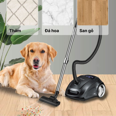 Máy hút bụi cầm tay gia đình SOKANY SK-13041 với lực hút lên đến 220.000Pa có màn hình LCD vô cùng tiện ích - HÀNG CHÍNH HÃNG