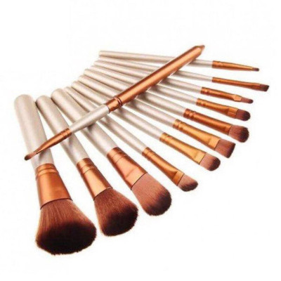 Cọ Trang Điểm, Cọ Makeup, Bộ 12 Món Lông Mịn, Bộ Trang Điểm Nhỏ Gọn Dễ Dàng Mang Theo Bất Cứ Đâu