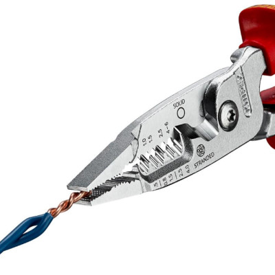 KIỀM LẮP ĐIỆN ĐA NĂNG KNIPEX 13 76 200 ME WIRESTRIPPER CÁCH ĐIỆN 1000V L70010 2305