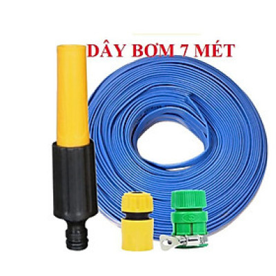️ Bộ dây vòi xịt nước rửa xe, tưới cây , tăng áp 3 lần, loại 7m, 10m 206622-5 cút sập, + mở chai