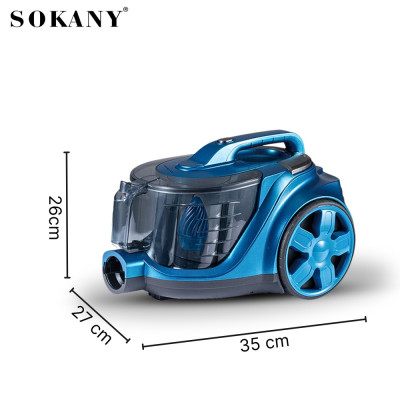 Máy hút bụi cầm tay SOKANY SK-13003R, SK-13005B công suất 4000W, giảm tiếng ồn,  lực hút mạnh, hút được tóc, lông động vật - HÀNG CHÍNH HÃNG