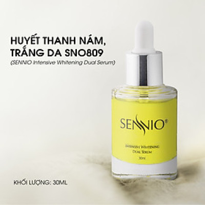 Serum dưỡng da Sennio Intensive Whitening Dual dưỡng da nám trắng da mặt chính hãng Hàn Quốc 30ml SNO 809