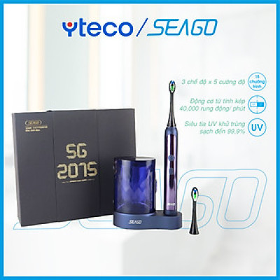 Bàn chải điện cao cấp khử trùng tia UV Seago SG-2015