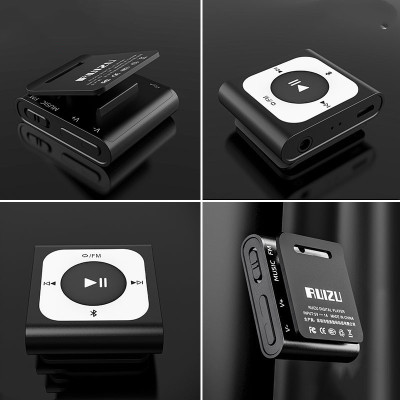 Ruizu X66 (16GB; 8GB;4GB) - Máy Nghe Nhạc Thể Thao Nhỏ Gọn, Có Bluetooth (Tặng Tai Nghe Nhạc) - Hàng Chính Hãng