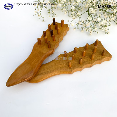 Lược gỗ thơm đa năng mát xa ấn huyệt toàn thân (MH889) giúp lưu thông khí huyết - chăm sóc sức khỏe cho bạn