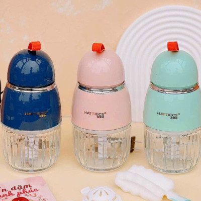 Máy Xay Đồ Ăn Dặm Cho Bé 6 Lưỡi Cối Thuỷ Tinh Hàng Nội Địa Trung Bản Cao Cấp Siêu Mịn Tiện Dụng - Tặng Kèm Dụng Cụ Rửa Máy-Hàng Chính Hãng 