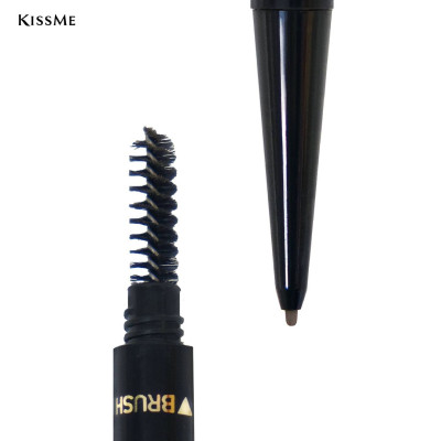 Bút Chì Sáp Kẻ Lông Mày Lõi Sáp Chống Trôi Màu Sắc Tự Nhiên Màu Xám Be #12 Kissme Heavy Rotation Eyebrow Pencil (0.09 G)