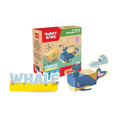 Bộ Đồ Chơi DIY TOONYKIDS Phiêu Lưu Đại Dương Sea Animal Whale Cho Bé TN00124-007 [Tặng Kèm Sticker]