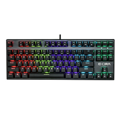 Bàn Phím Cơ Gaming EDRA EK3087v2 New 2021 - LED Rainbow - Hàng Chính Hãng