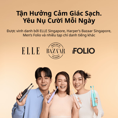 [Chính Hãng] Bàn Chải Đánh Răng Điện Zenyum Sonic MỚI 2.0 - Màu Trắng - Công Nghệ Singapore