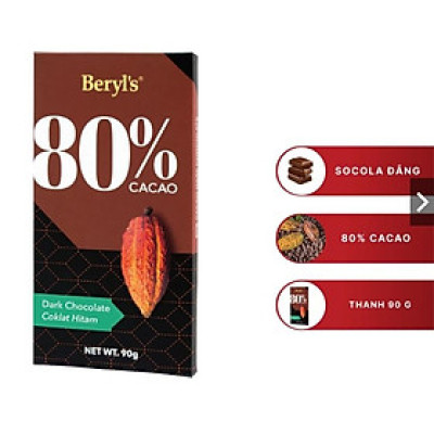  Socola đắng không đường Beryl