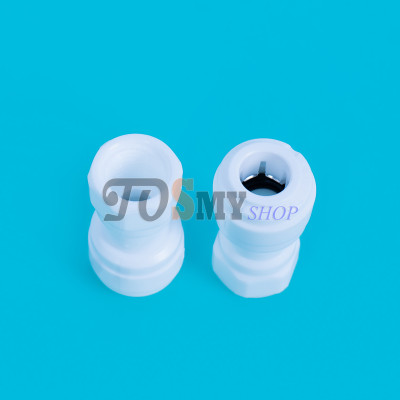 Bộ 2 co, cút nối thẳng nhanh ren trong 10 ra dây 6– linh kiện máy lọc nước, phun sương, lắp dàn tưới cây, bể thủy sinh, cá cảnh, bán cạn (Hàng chính hãng)