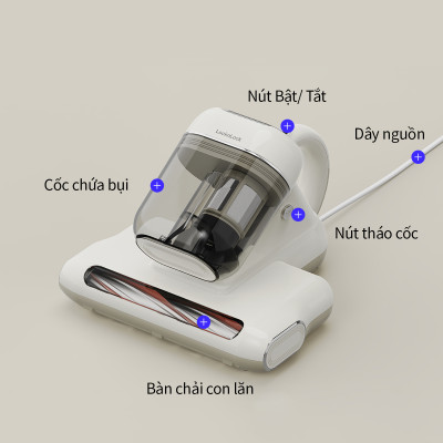 Máy Hút Bụi Giường Nệm LocknLock ENV818IVY, Hàng Chính Hãng, Khử Trùng Bằng Tia UV - JoyMall